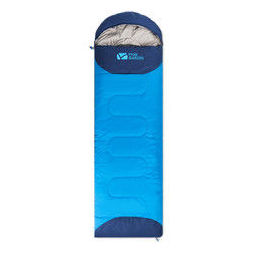 MOBI GARDEN 牧高笛 户外装备 成人户外旅行可拼接保暖室内露营单人隔脏棉睡袋1.0KG EX19562001 海蓝（右）