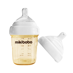 mikibobo 米奇啵啵 PPSU奶瓶 150ml 琥珀金色 0-6月