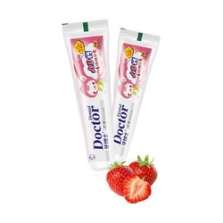 牙博士 AD钙儿童防蛀牙膏 草莓味 50g