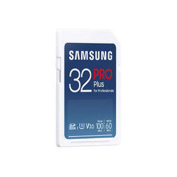 SAMSUNG 三星 PRO Plus SD存储卡 32GB（UHS-I、V30、U3）