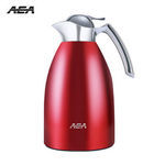 AEA 保温壶 家用 304不锈钢 玻璃内胆 大容量1500ml 真空暖瓶保温热水瓶壶 1.5l