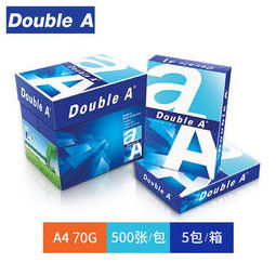 Double A 达伯埃 复印纸 A4 70g 500张/包 5包