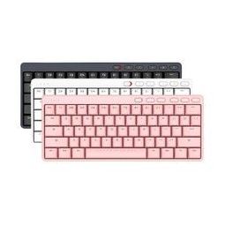 ikbc S200 mini 61键 2.4G无线机械键盘 粉色 ttc红轴 无光