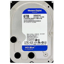 Western Digital 西部数据 蓝盘 WD60EZAZ 3.5英寸 HDD 台式机硬盘 6TB