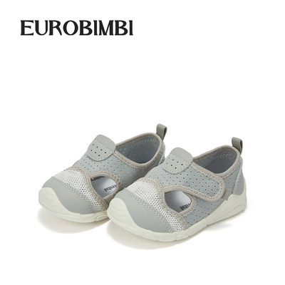欧洲宝贝 男女童 纯色软底透气 学步关键鞋 11.8-14.4cm 多色
