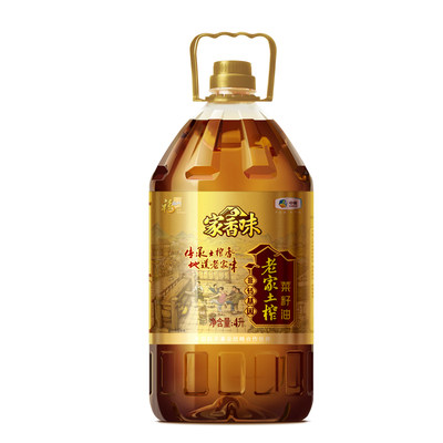 中粮 福临门家香味小榨菜籽油 4L