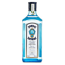 孟买（Bombay）洋酒 金酒 蓝宝石金酒 750ml