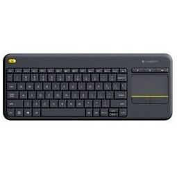 logitech 罗技 K400 Plus 无线触控键盘 黑色 无光