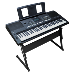 雅马哈（YAMAHA）电子琴KB309初学考级61键中老年成人儿童幼师力度键盘便携式家用 KB-309官方标配+Z架+全套配件