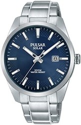 SEIKO 精工 Pulsar Solar 男士手表 不锈钢 带金属表带