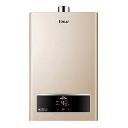 [热卖]海尔(Haier)12升燃气热水器天然气 水气双调变频恒温 ECO节能 安防JSQ22-12UTS(12T)