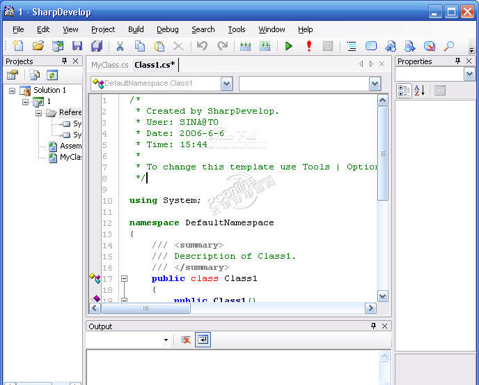 C#\/.Net开发工具 SharpDevelop 3.1