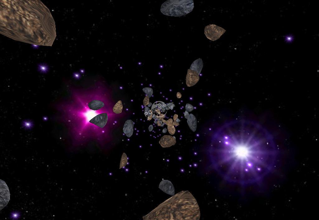 3d小行星屏保 3d asteroids screensaver