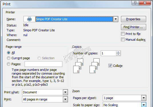 PDF生成器 Simpo PDF Creator Lite截图1