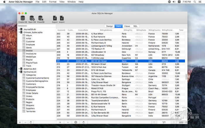 sqlitemanager for mac encrypted database