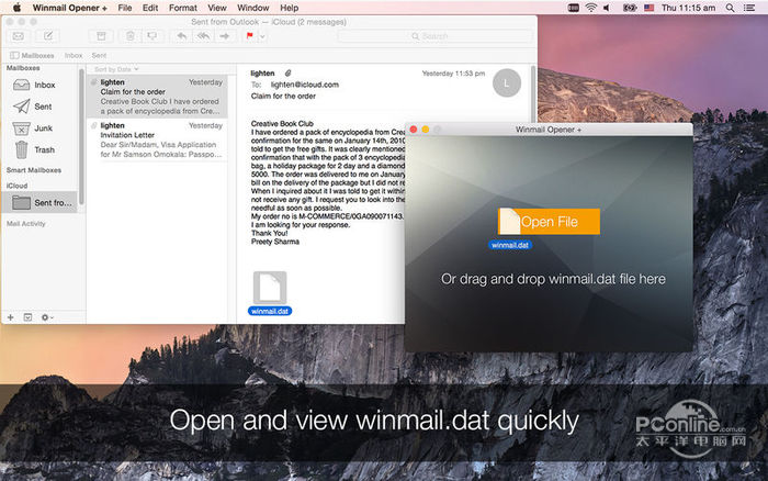 Winmail dat как открыть mac os