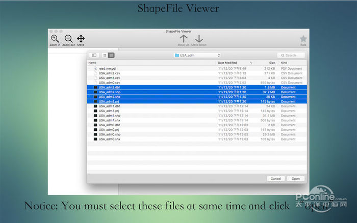ShapeFile Viewer Mac版 1.0