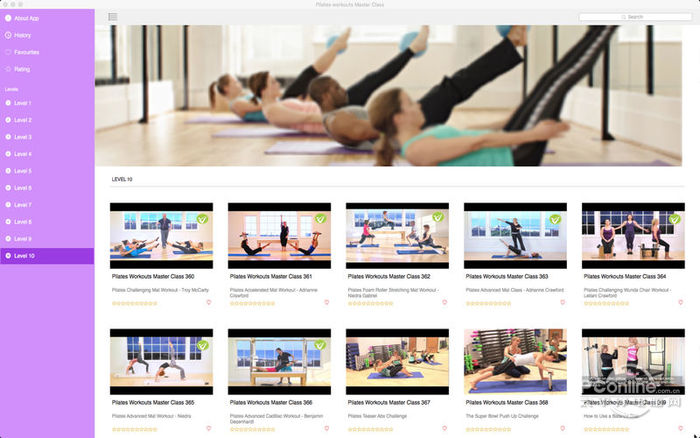 Pilates Workouts Master Class Mac版 截图2