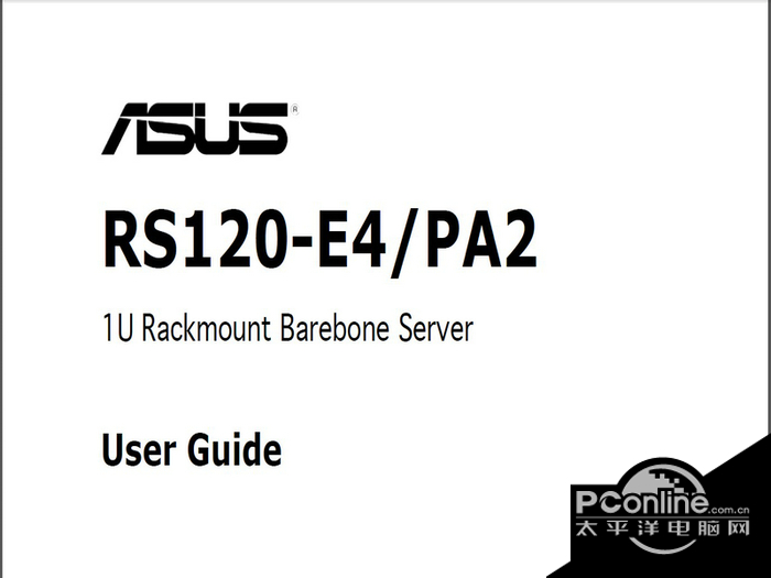 华硕RS120-E4\/PA2使用手册英文版说明书 正