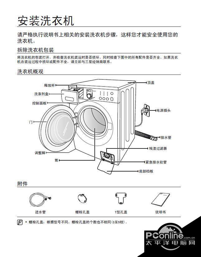 三星WF1600WCW洗衣机使用说明书 正式版