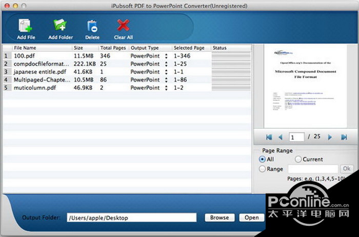 iPubsoft PDF to PowerPoint Converter For MA