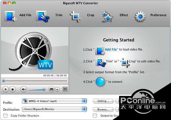 Bigasoft WTV Converter For Mac 5.0.7.5736 正