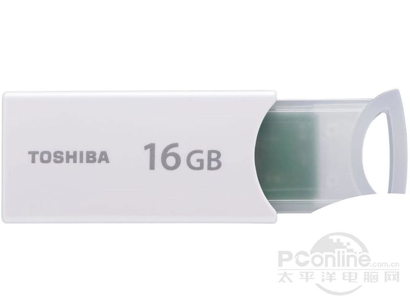 东芝TransMemory USB2.0(16GB)(UKMM-016G-WH) 正面