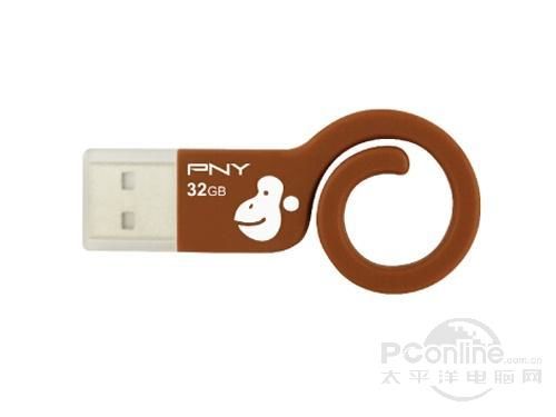 PNY 翘尾猴盘(32GB) 正面