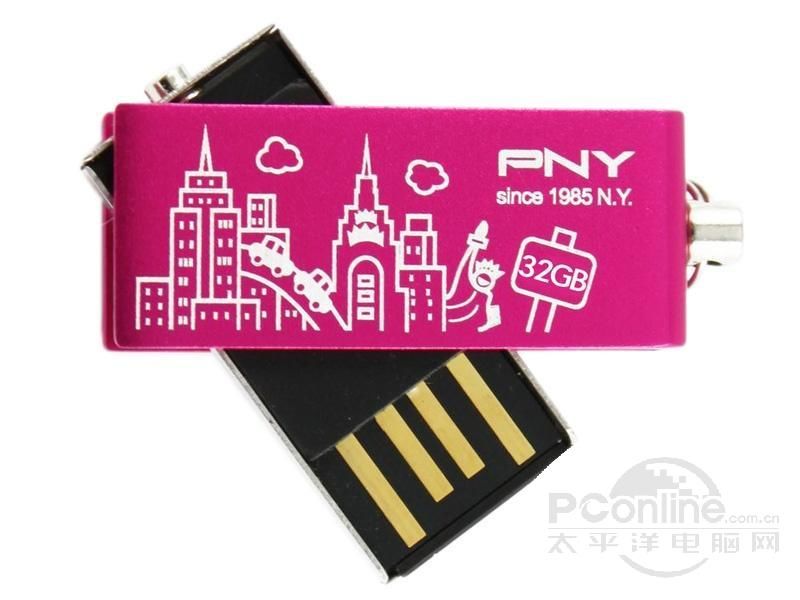 PNY 纽约双子盘(32GB)斜放