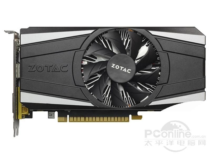 索泰GeForce GTX 1050-2GD5 雷霆版 PA 正面