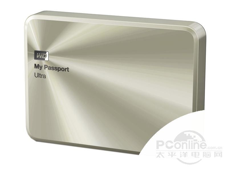 西部数据My Passport Ultra 金属版 3TB(WDBEZW0030BCG)正面