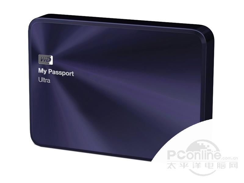 西部数据My Passport Ultra 金属版 3TB(WDBEZW0030BBA) 正面