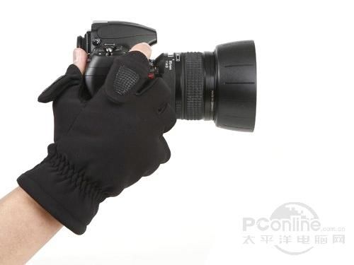 马田多功能防寒摄影手套（中） 带手腕绳 图片1