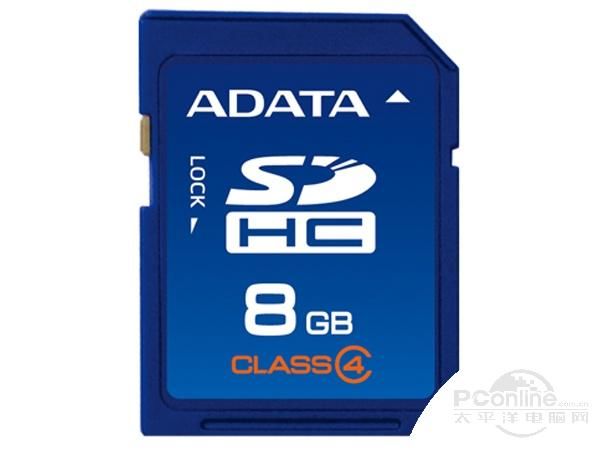 威刚SDHC卡 Class4(8GB)图1
