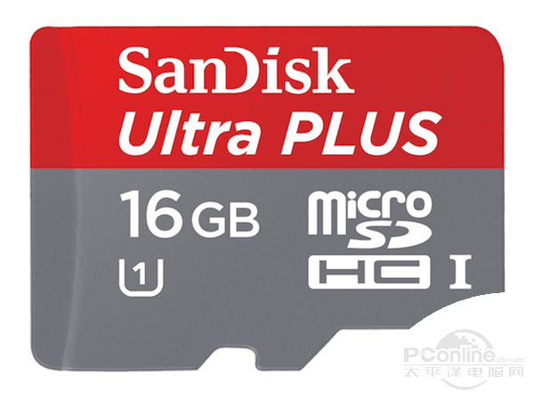 闪迪至尊高速加强版移动MicroSD UHS-I卡(16GB) 图1