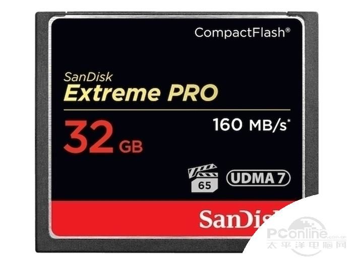 闪迪至尊超极速CompactFlash卡(32GB) 图1