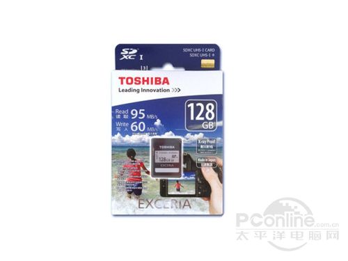 东芝 SD UHS-1 U3 存储卡 (128GB)