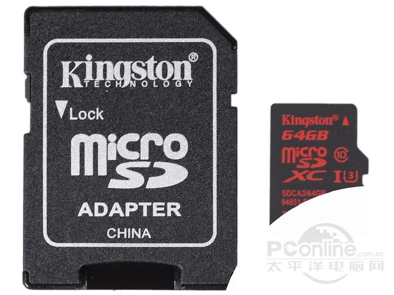 金士顿 micro SDHC/SDXC卡 UHS-I U3 (64GB) 图1