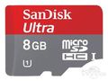 闪迪 至尊高速移动microSDHC存储卡及适配器(8GB)