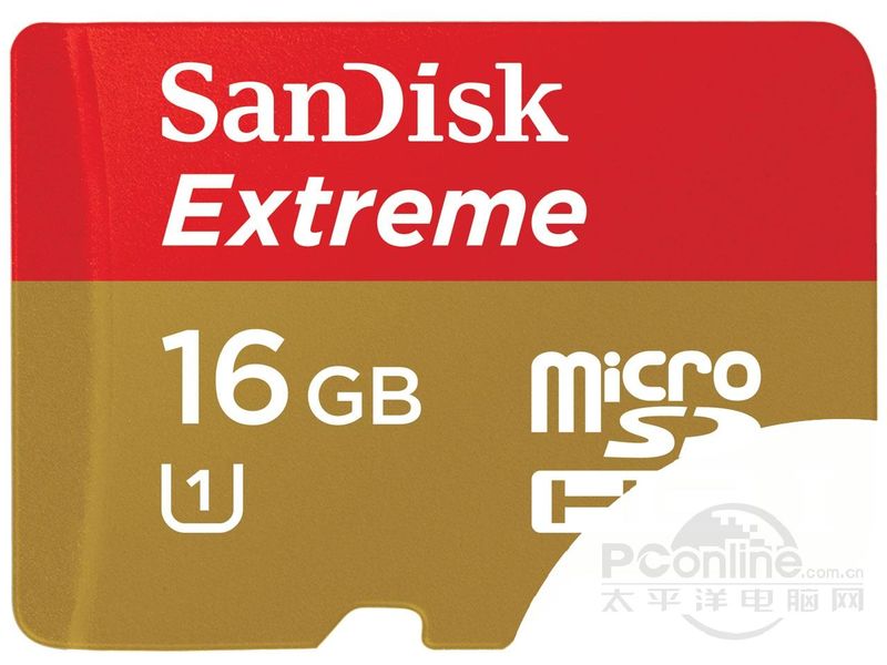 闪迪至尊极速移动 microSDHC UHS-I 存储卡(16GB)