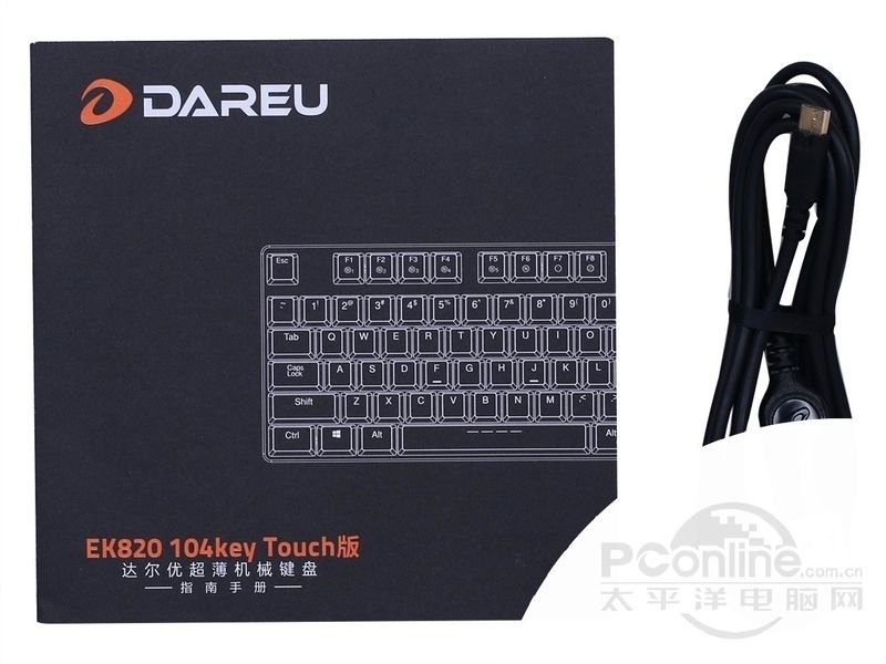 达尔优 EK820-104Key有线机械键盘