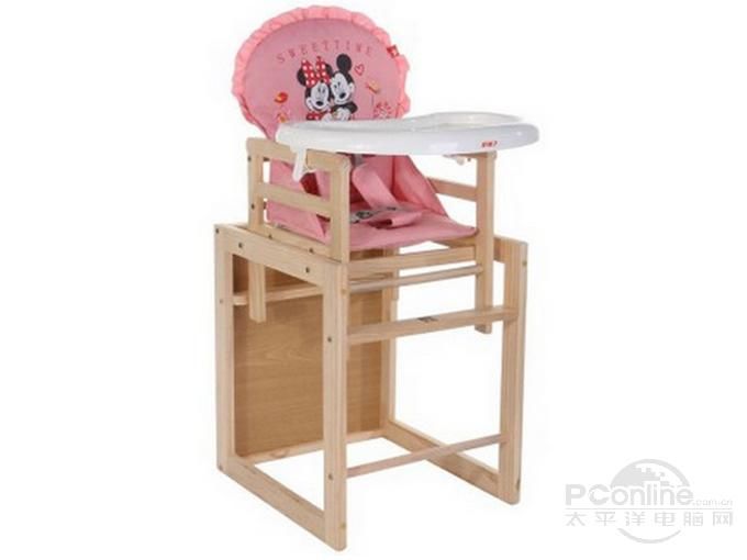 好孩子木制婴幼儿童餐椅MY312 图片1