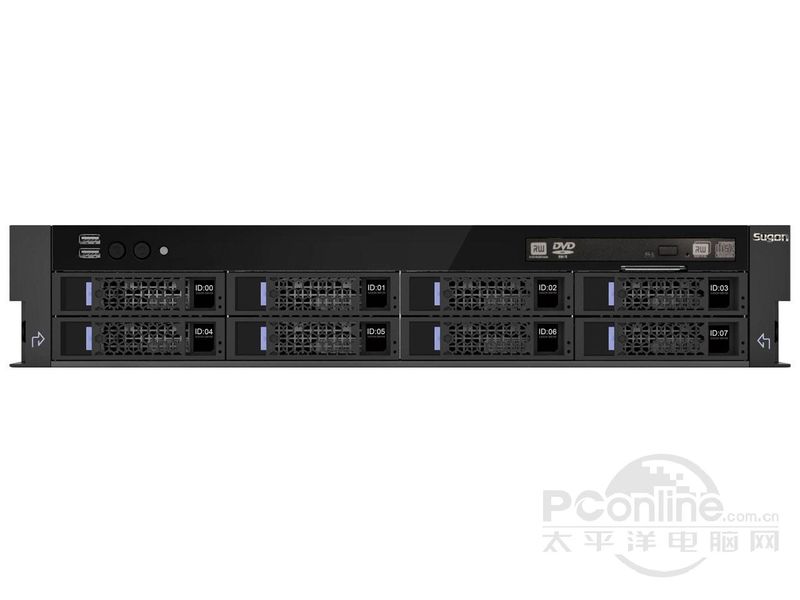 中科曙光I420-G10 16盘位((Xeon E5-2407×1/1×8GB/500GB)