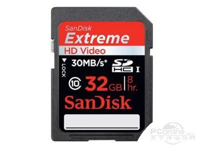 闪迪Extreme HD video SDHC卡 Class10(32GB)
