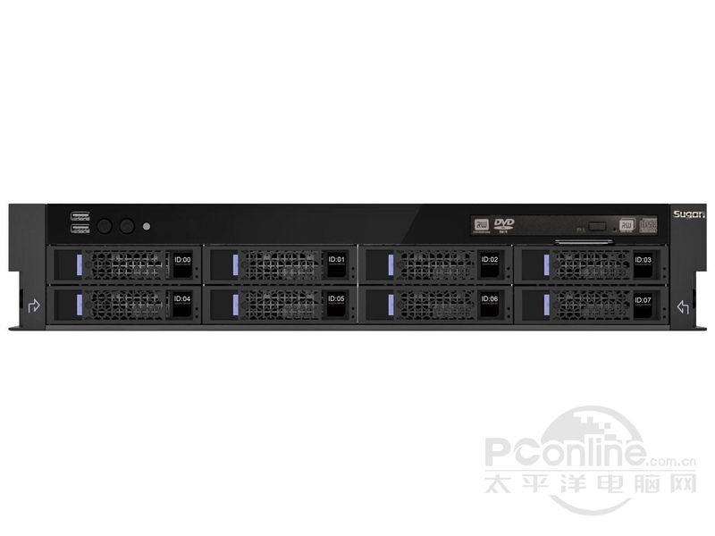 中科曙光I420-G10 12盘位((Xeon E5-2407×1/1×8GB/1TB/SAS卡)图片1