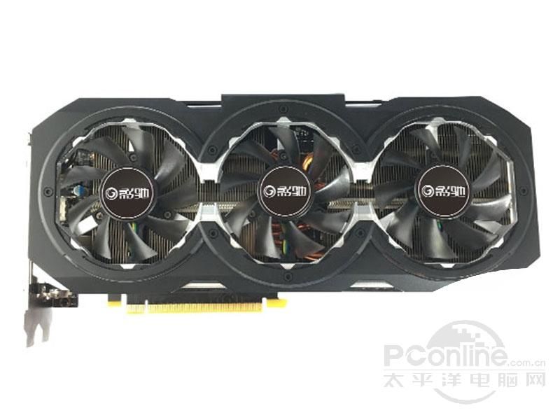 影驰 GeForce GTX 1060骨灰黑将V2 正面