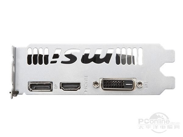 微星 GeForce GTX 1050 2G OC接口
