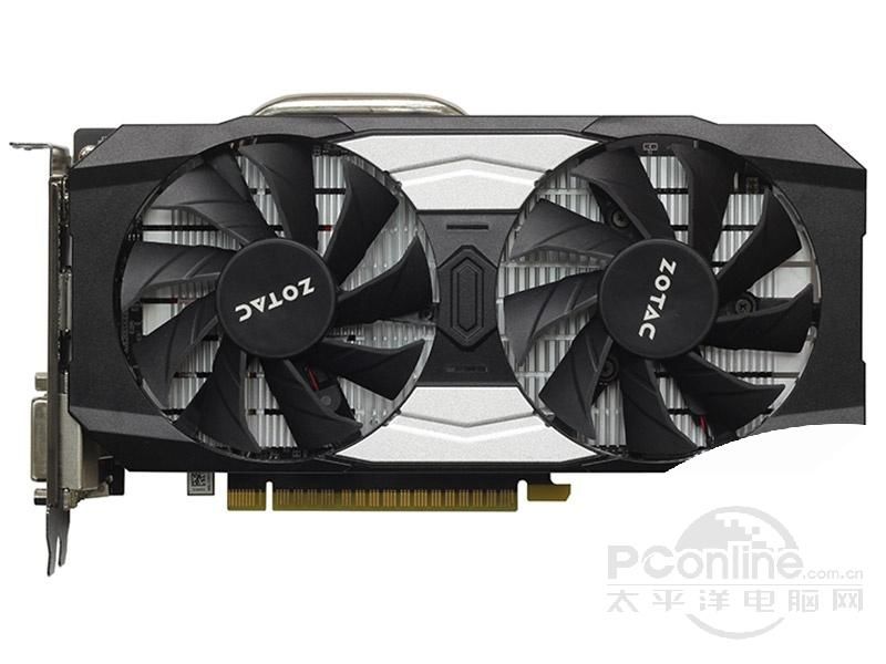 索泰 GeForce GTX 1050Ti-4GD5 银河版 HA正面