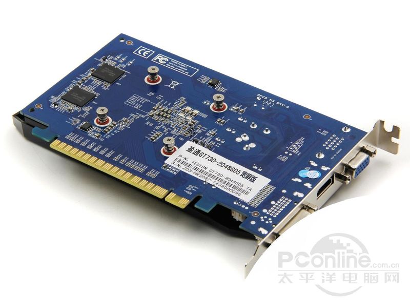 盈通 GT730-2048GD5 宽屏版