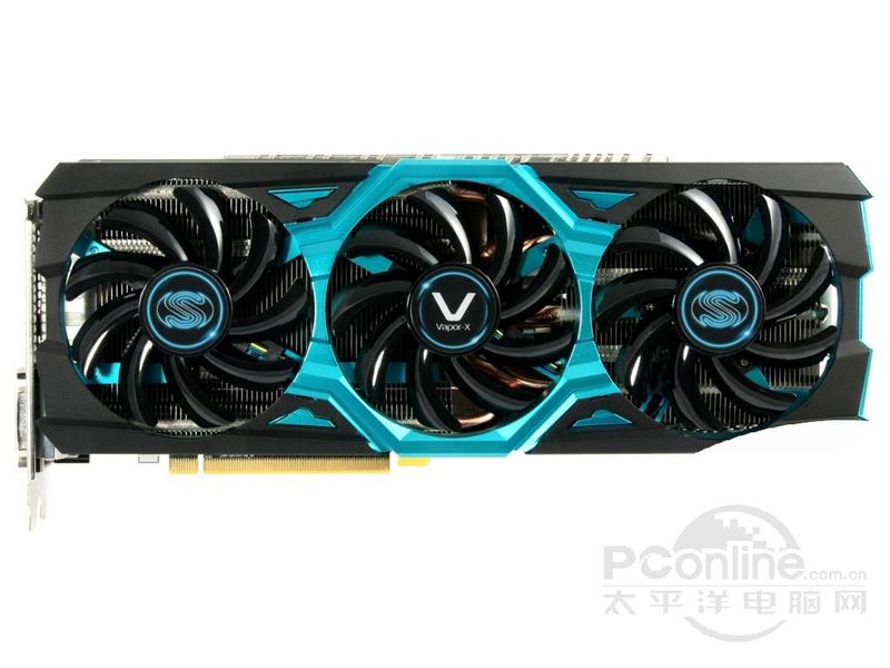 蓝宝石 R9 290 4GB GDDR5 黑钻版 OC 正面